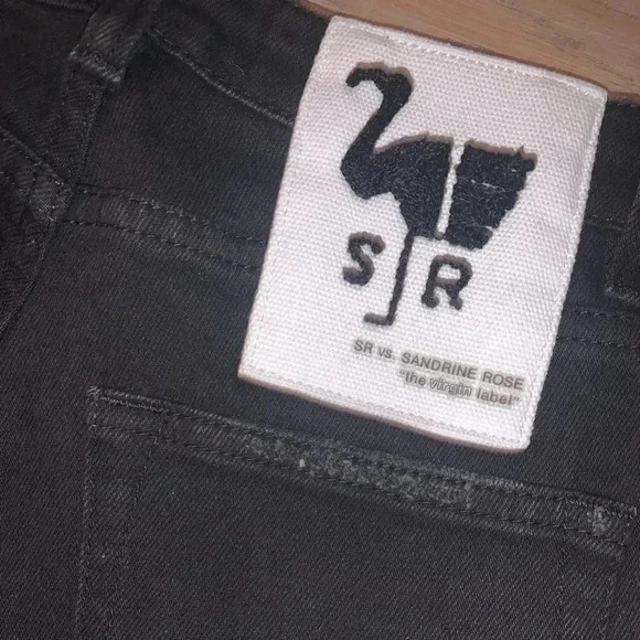 Free people x Sandrine rose black distressed skinny leg jeans - Picture 6 of 6